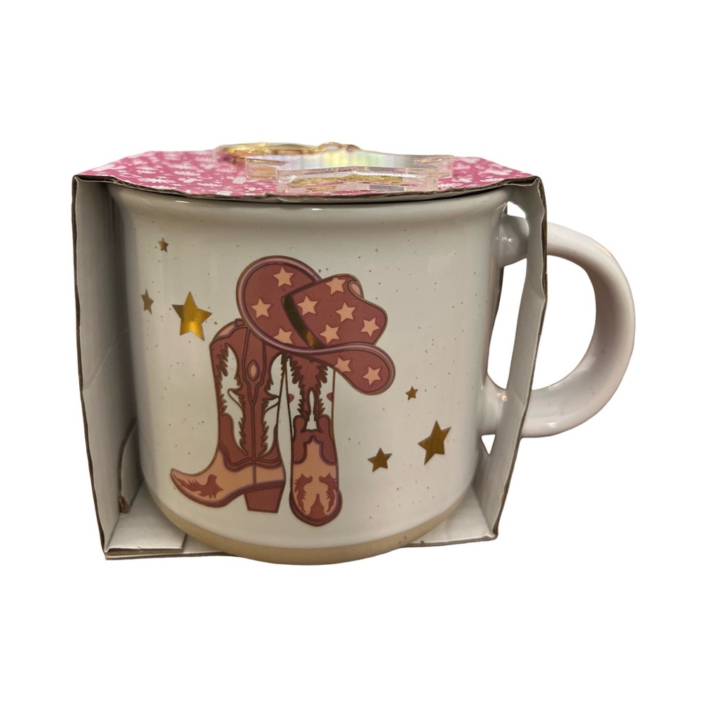 🤠✨ Cowgirl Boot & Hat Mug Gift Set ✨🤠